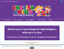 Tablet Screenshot of englishandkids.com